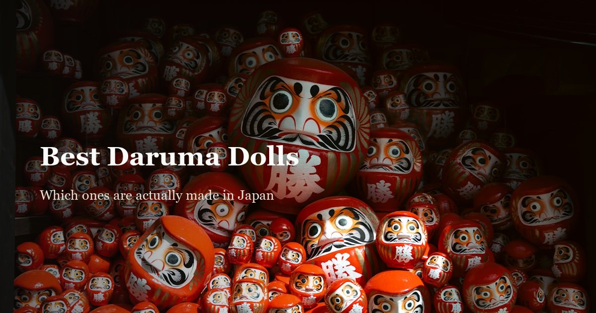 Best Daruma Dolls: Which Ones Are Actually Made in Japan?