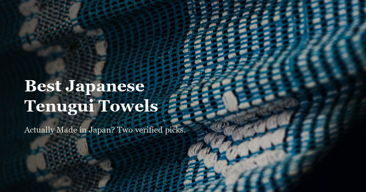 Best Japanese Tenugui Towels: Actually Made in Japan?