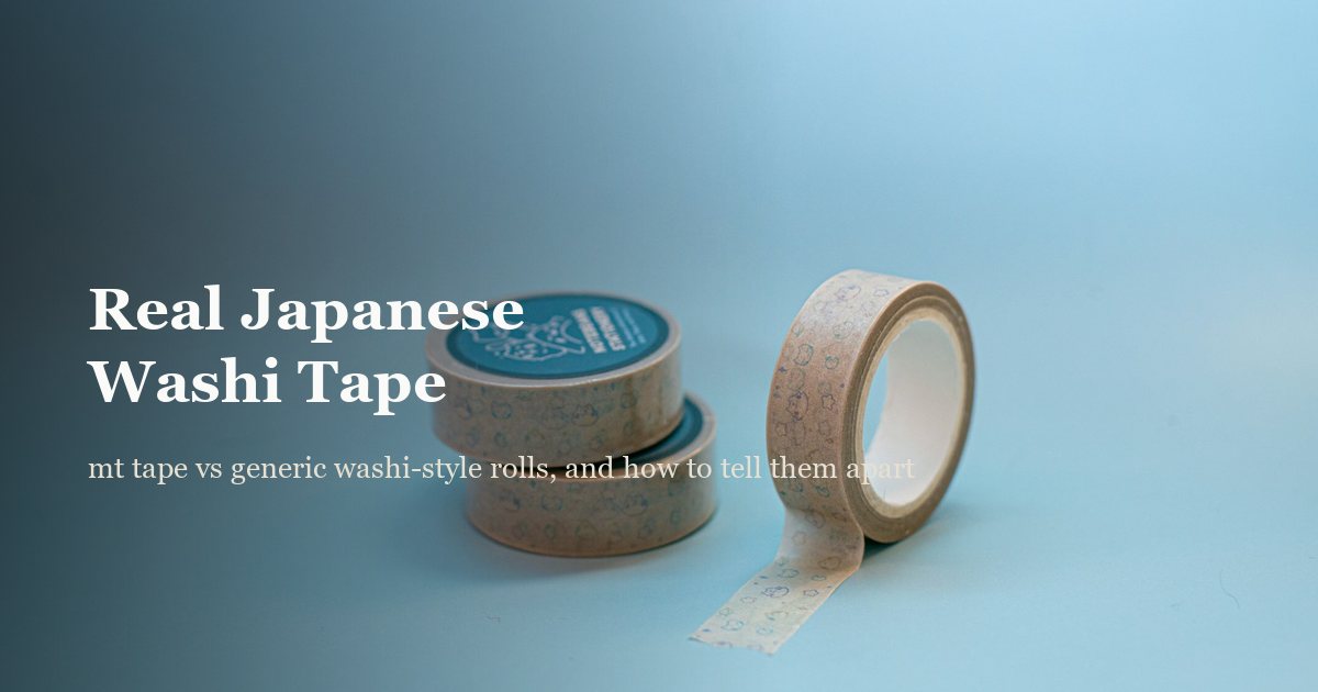 Best Japanese Washi Tape: Actually Made in Japan?