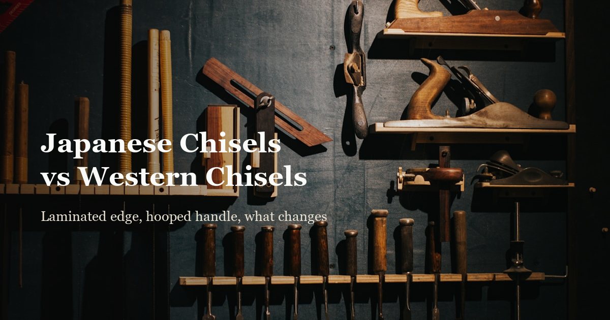 Japanese Chisels vs Western: What's Actually Different